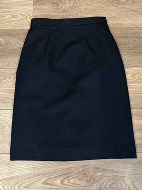 US Army Women’s Dress Skirt Size 8 Very Dark Navy Military Uniform Career Formal